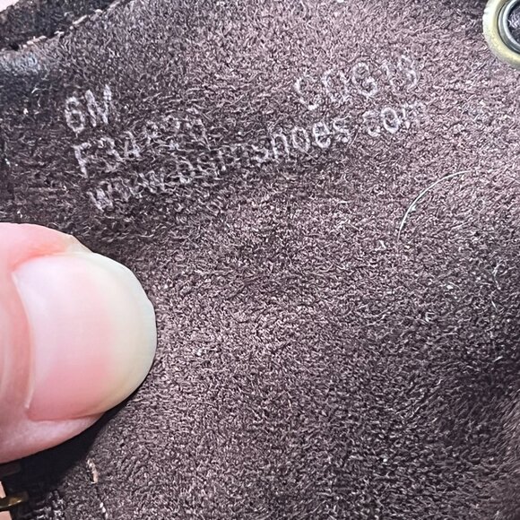 BORN Cass Leather Boots Size 6 Brown Leather Lace Up Ankle Heels Boho Western - Picture 11 of 11